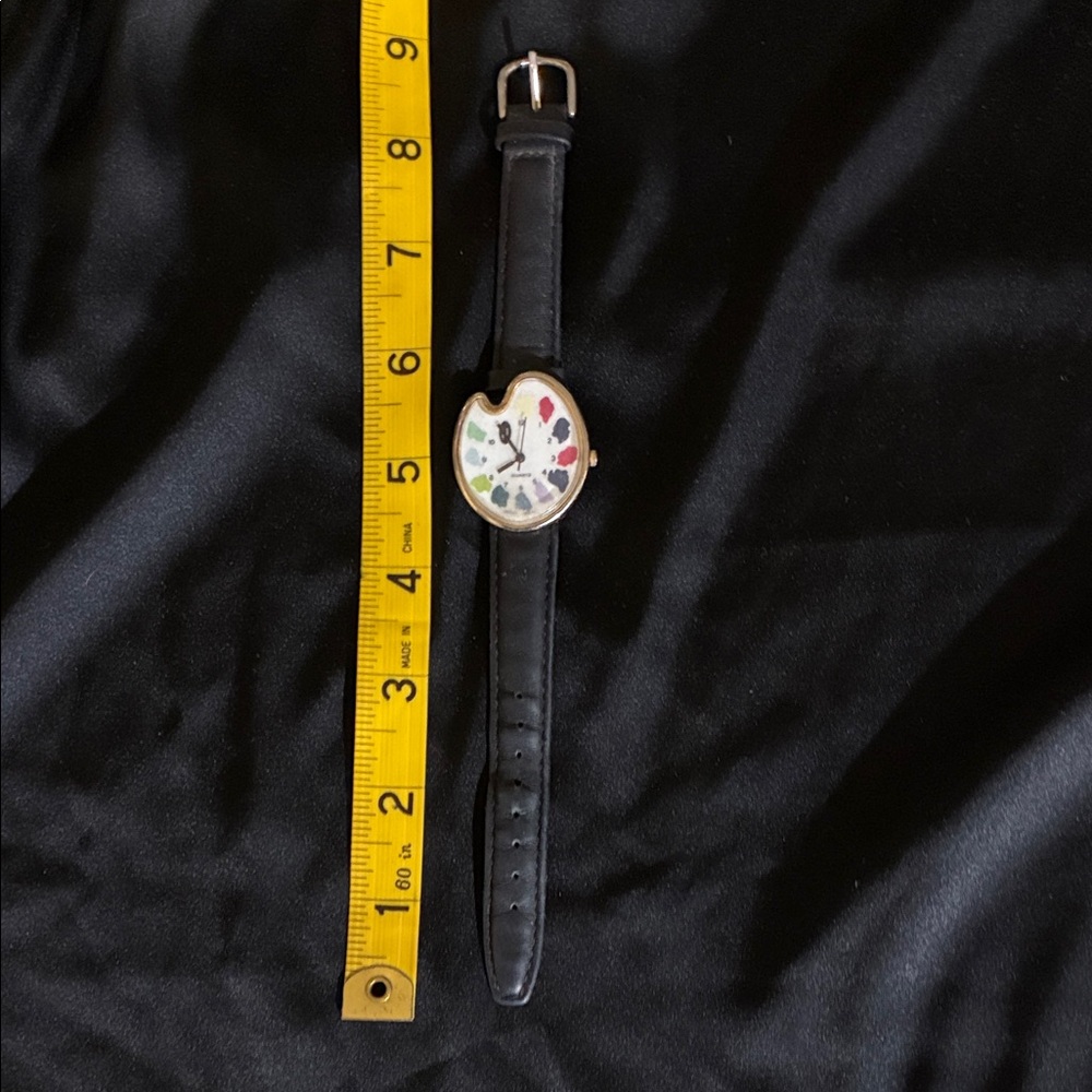 Black Watch with Colorful Palette Dial